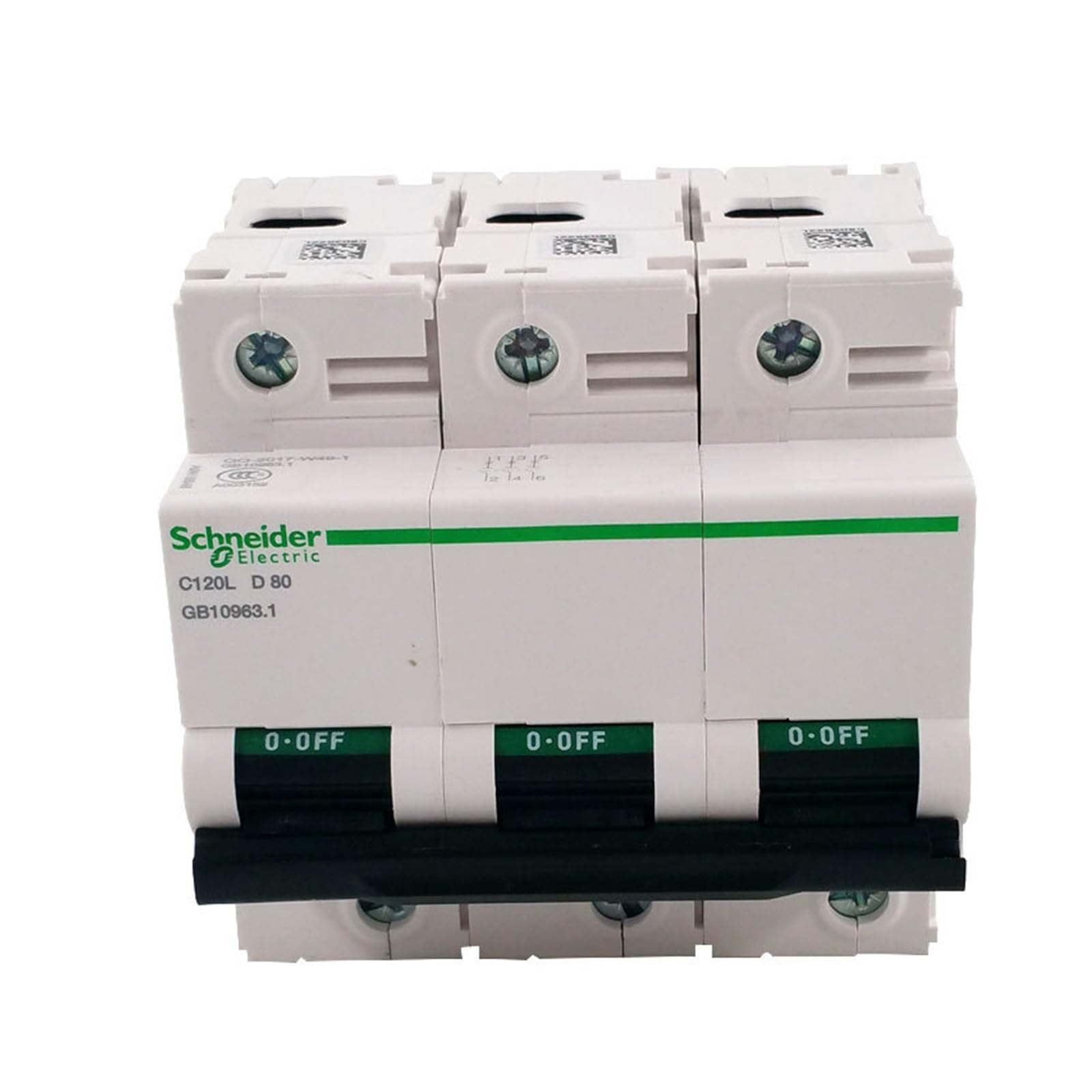 Disjoncteur C120L 3P D 80A pour sécuriser l'alimentation des machines industrielles