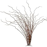 srifoliage Artificial Eucalyptus Faux Greenery Stems - 3 Bendable 47" Ficus Twig Branches for Vases, Home Office Garden Decor