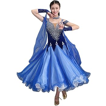Amazon.co.jp: 社交ダンスドレス モダンドレス ダンスウェア