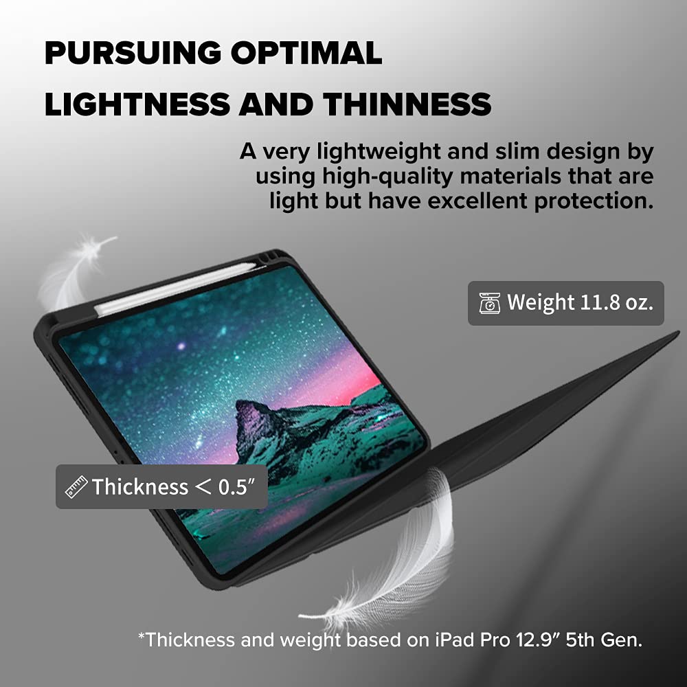 Apple iPadmini6 + Apple Pencil + スマートカバー Amazon.co.jp: GAURUN iPad mini 6 用 スマートカバー ケース ブラック