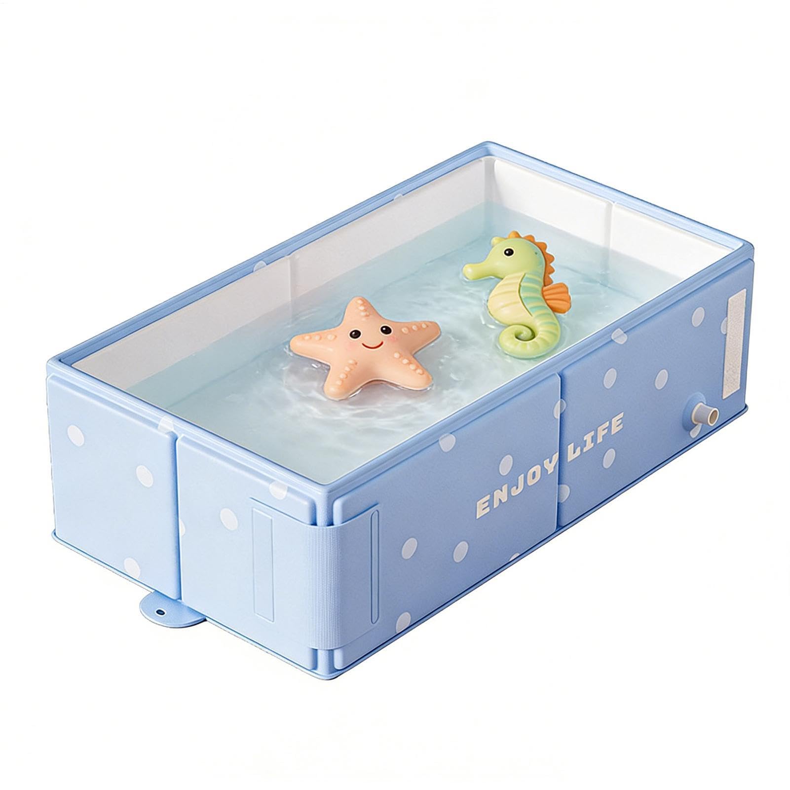 Bañera Portátil para Niños Recipiente de Agua para Baño
