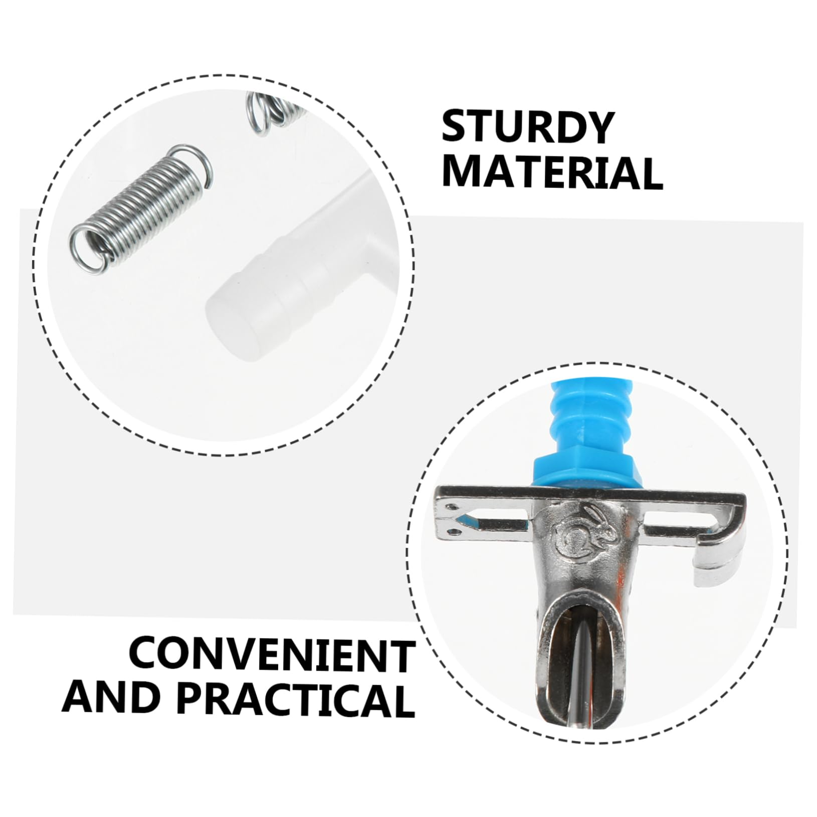 VANZACK 30pezzi Distributore Automatico Per Conigli Abbeveratoio Con Doppia Molla Facile Da Installare e Resistente Per Piccoli Animali Design Splash Struttura Durevole