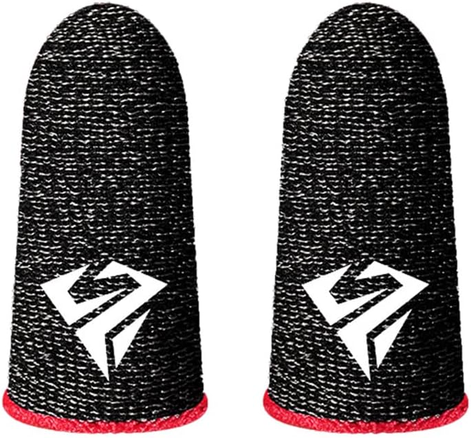 1 Pair Gaming Finger Sleeves Thumb Finger Cots Fingertip for Mobile