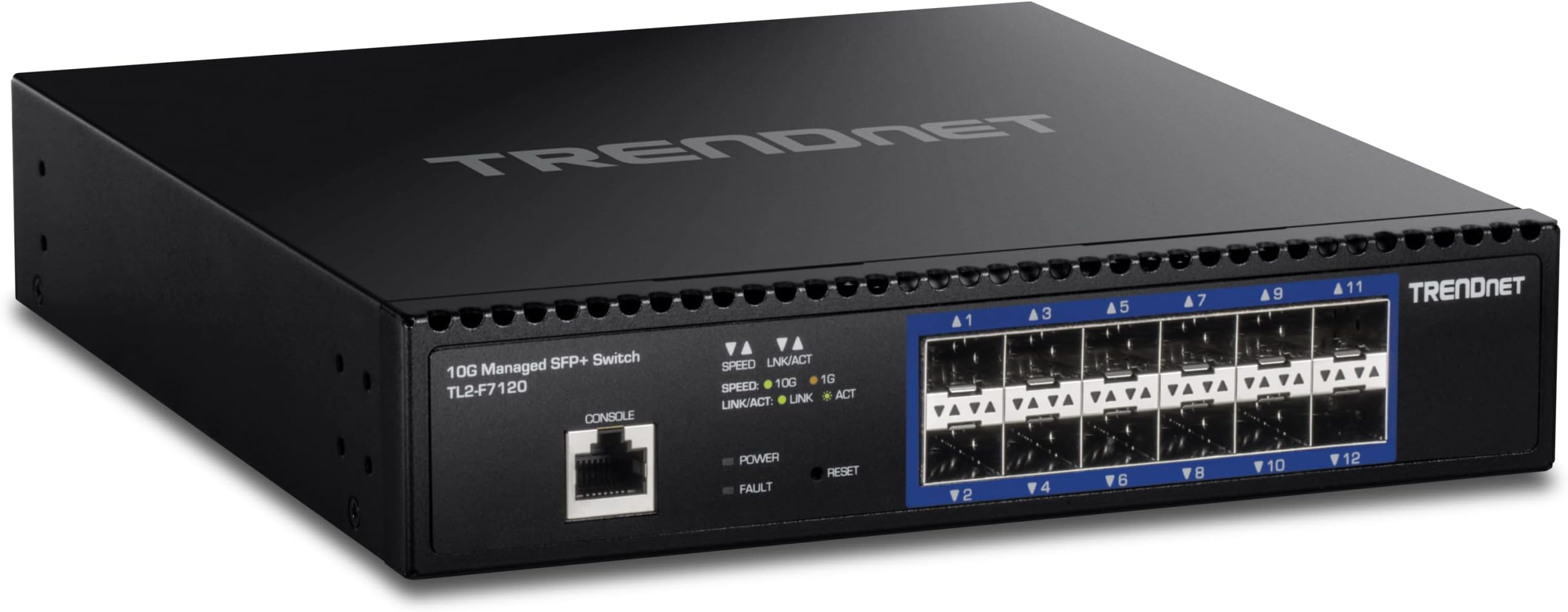 TrendNET 12-Port 10G Layer 2 Managed SFP+ Switch, W128308210 (SFP+ Switch)