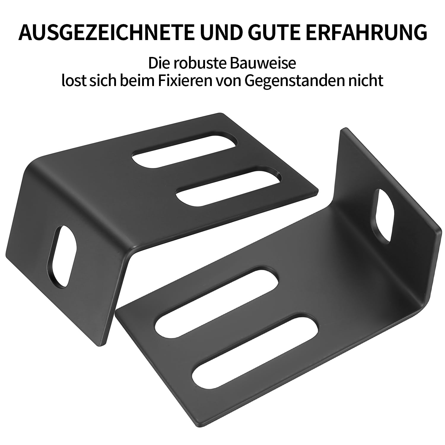 10 Staffe Angolari Regolabili Per Legno - Fissaggio 90 Gradi Per Mobili - Squadrette Con Fori | Giunzione Forte - Foto 6