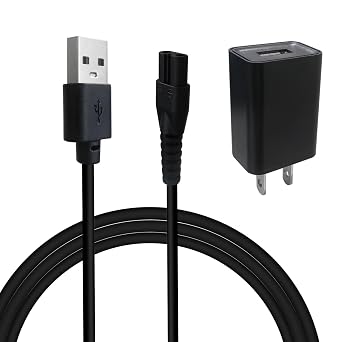 2 Pack Charger Cord Compatible for Manscaped Lawn Mower 3.0/2.0 Best Electric M-anscaping Groin Hair Trimmer, Replacement for manscape 3.0 Power Cord Upgrade