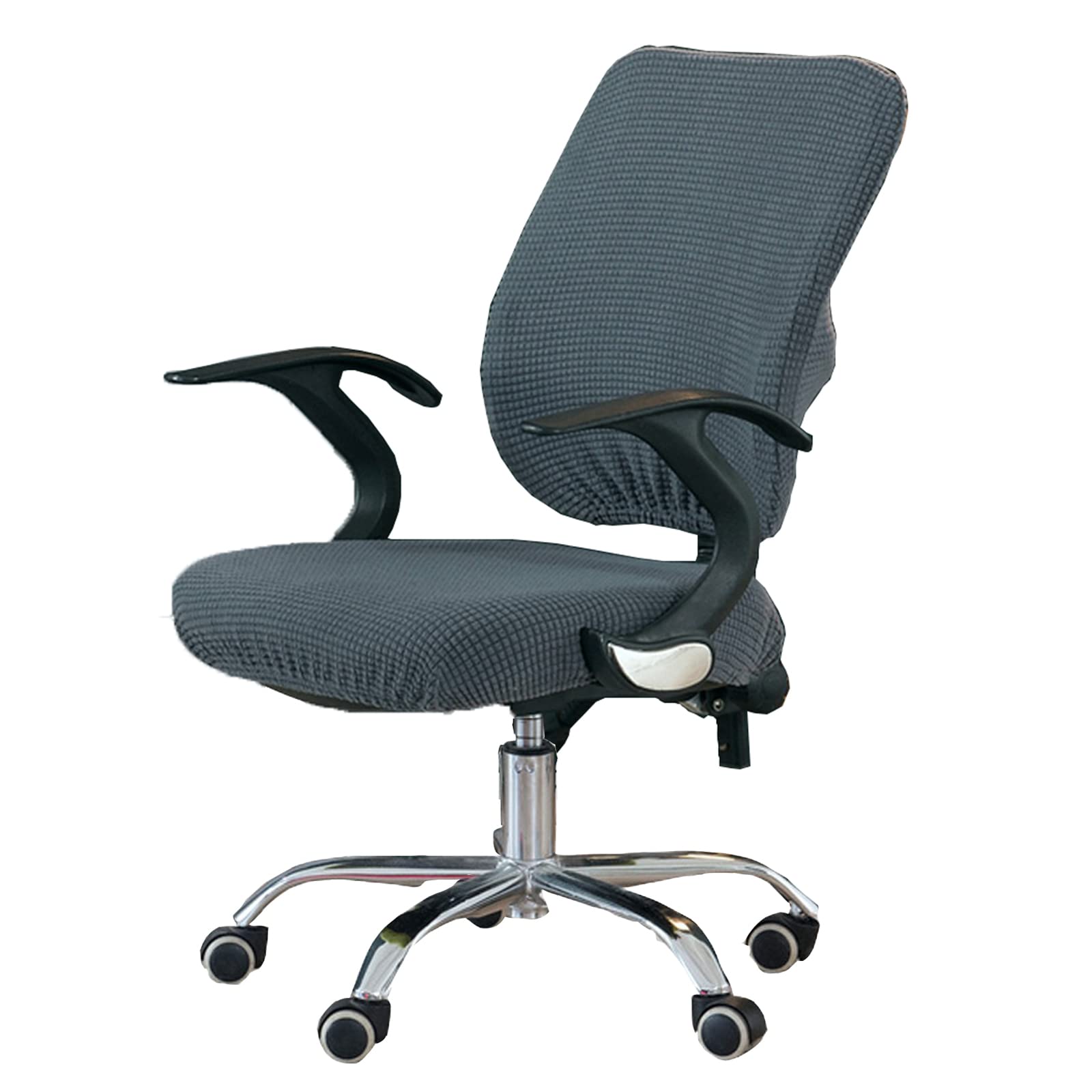 Housse de chaise de bureau anti-poussière et lavable pour fauteuil de travail