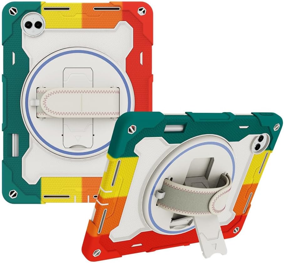 Compatible for Huawei MatePad Pro 13.2 Tablet Case 11.5" 3in1 Armor Heavy Shockproof Protective Rugged Kickstand with Shoulder Strap[Without Screen Protector, Pen] - B