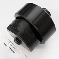 Vista 2 de SagaSave 40mm/1.57inch Perforadora de chapa de metal, cortador de agujero hexagonal de metal para fregadero de corte, placa de acero, acero