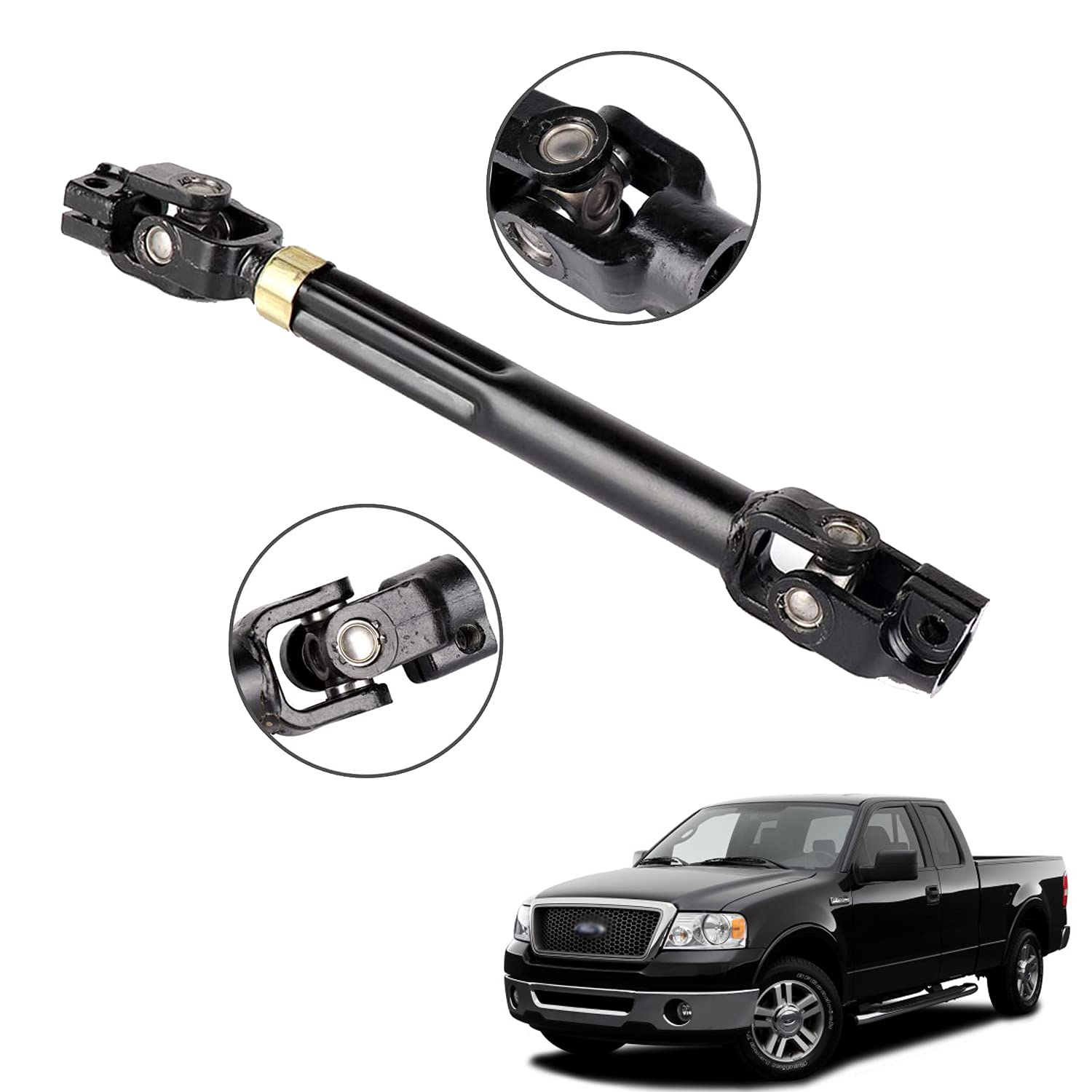 Steering Shaft Compatible with 2004 2005 2006 2007 2008 F150 Lower Intermediate Steering Column Coup