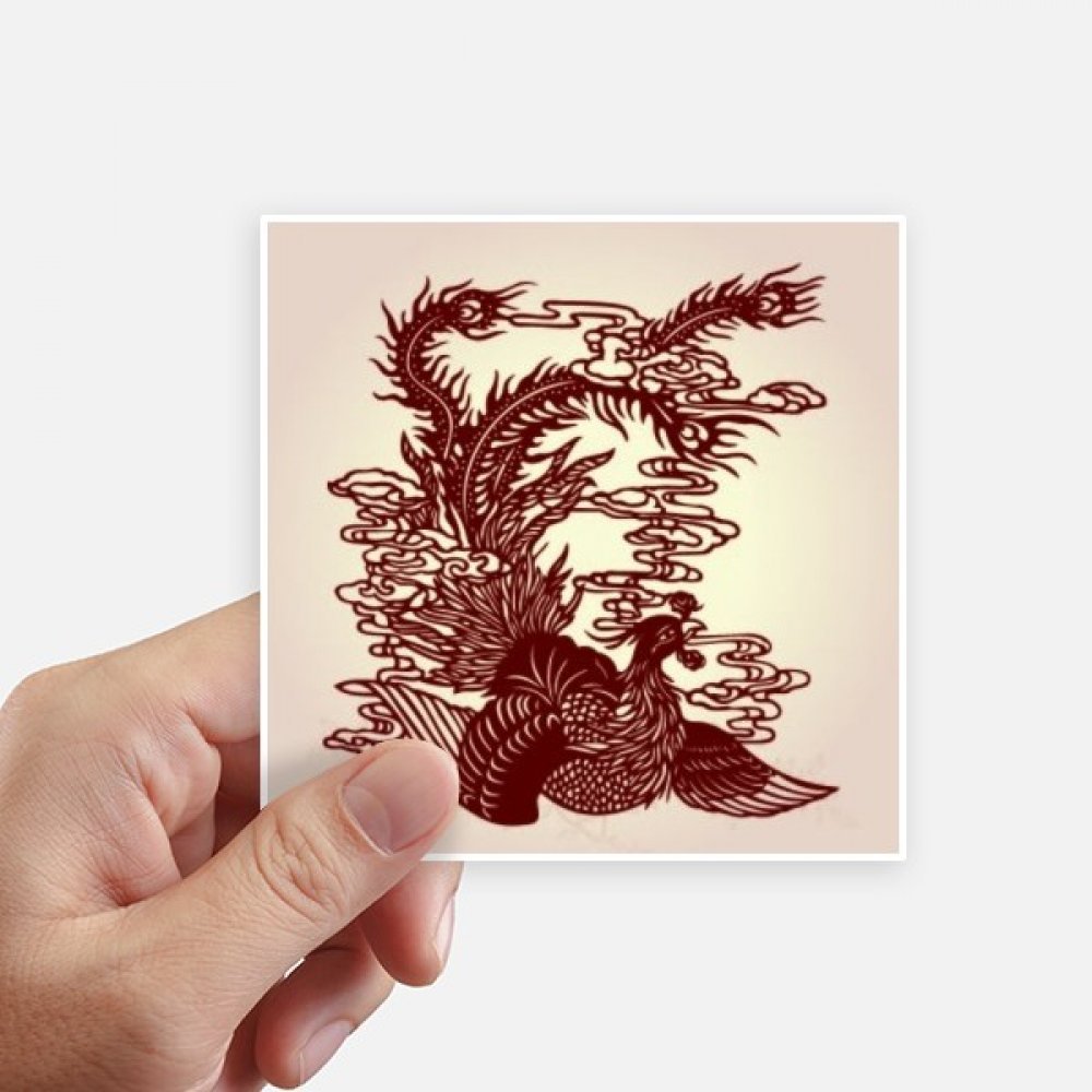 Sticker Phoenix Chinois oiseau décoratif pour personnaliser votre ordinateur et valise de voyage