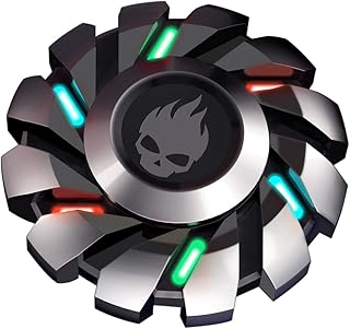 YIJO Metal Fidget Spinner High Speed and Silence Colorful Glowing, Cool Mechanical Gear Spinner, Anti-Anxiety and Stress R...