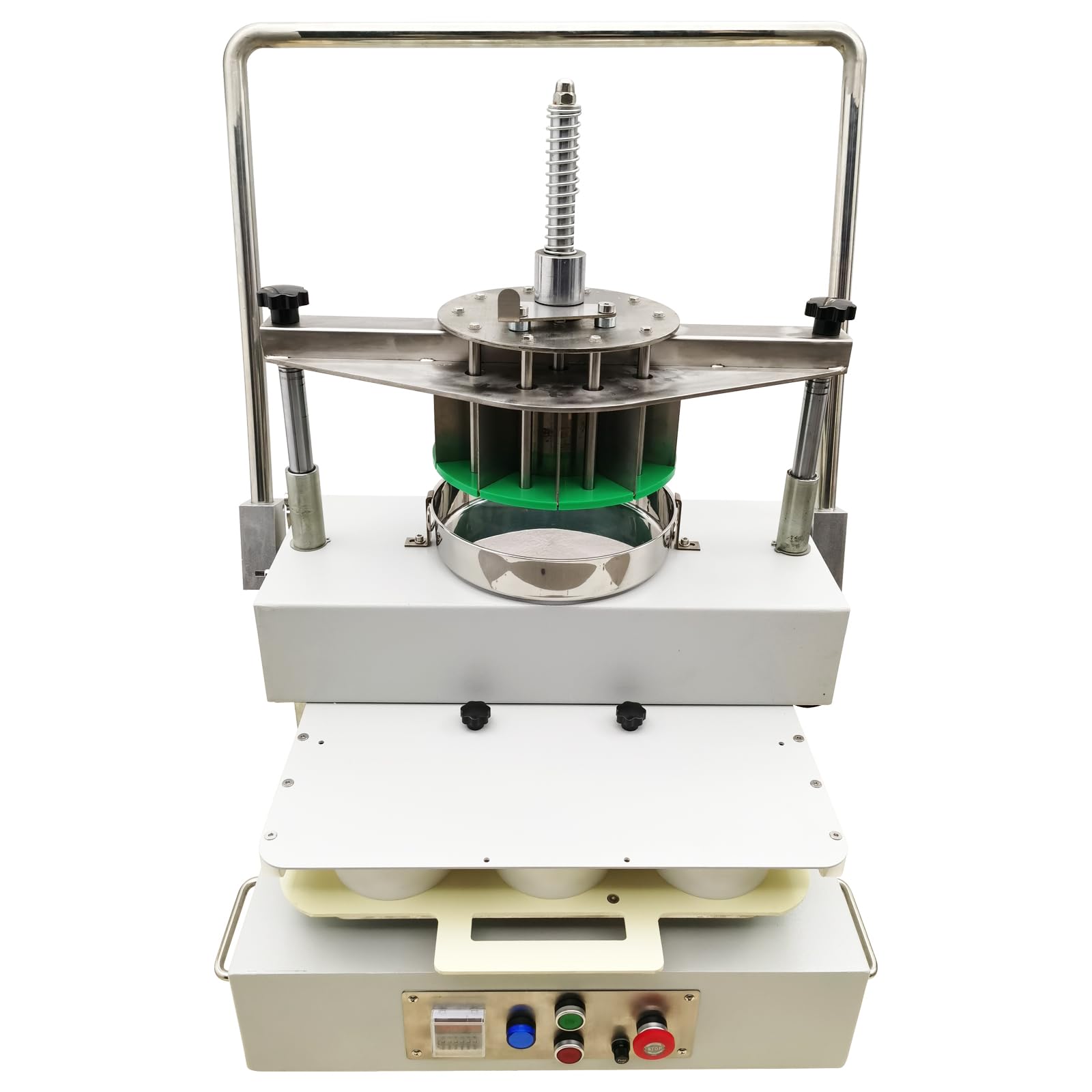 BANFLUXION 110V 500W 14PCS Semi-Automatic Commercial Table Type Dough Dividing and Rounding Machine 3.5oz-6.3oz (100g-180g)/pcs