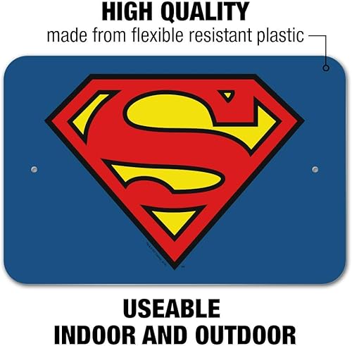 Miniatura 6 de GRAPHICS & MORE Letrero de Superman Classic S Shield Logo Home Business Office
