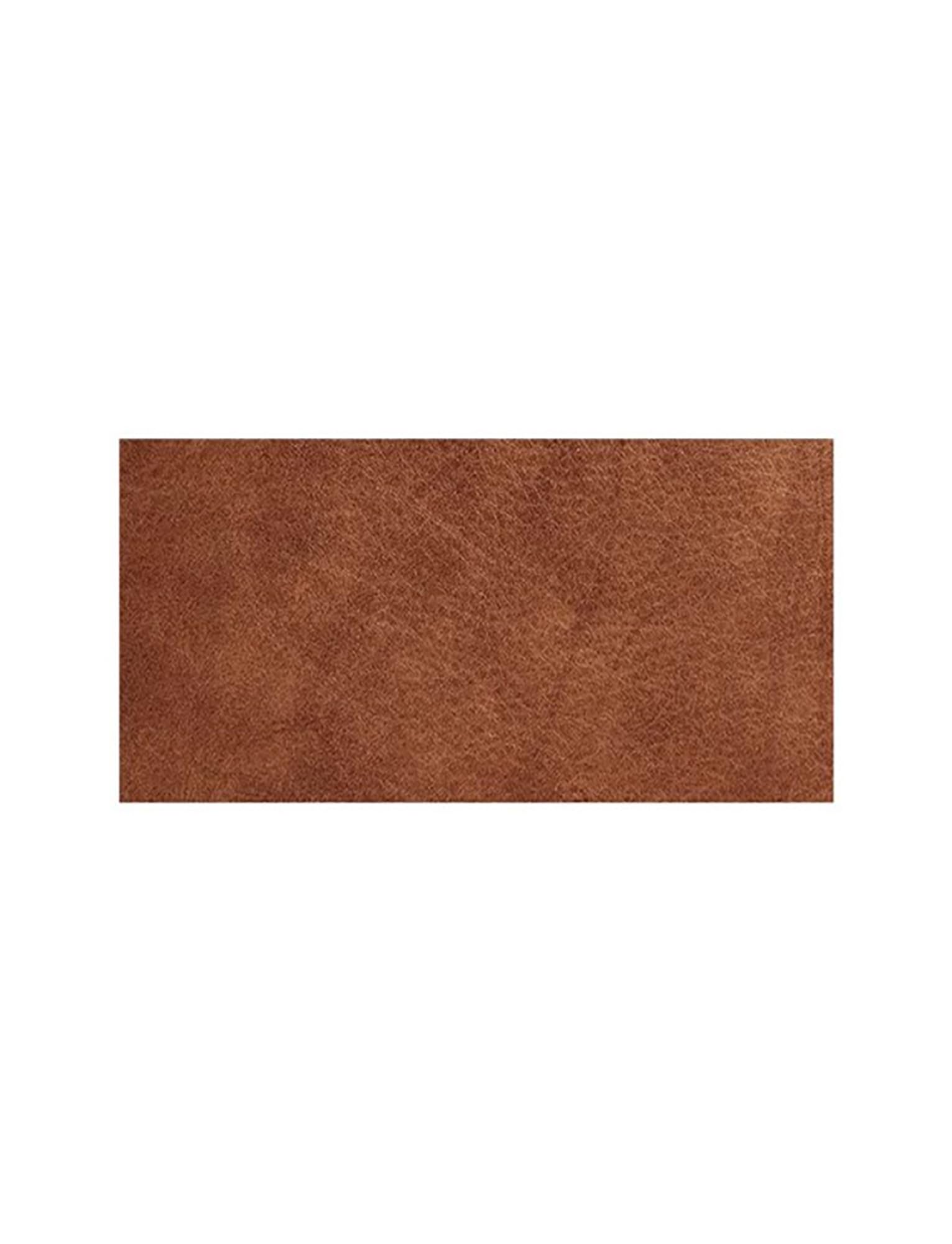 Generisch Tischläufer aus Kunstleder, wasserfest/rutschfest/hitzebeständig, braune Vintage-Platzsets für die Küchentischdekoration, Weihnachten & Thanksgiving (50 x 100 cm)