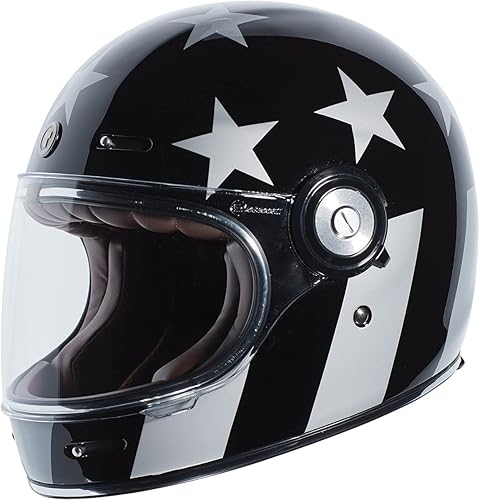 Miniatura 9 de TORC T1/Newport - Casco de moto de fibra de vidrio de cara completa aprobado por DOT y ECE Mate negro,Árbol completo blanco perla,Fibra de carbono