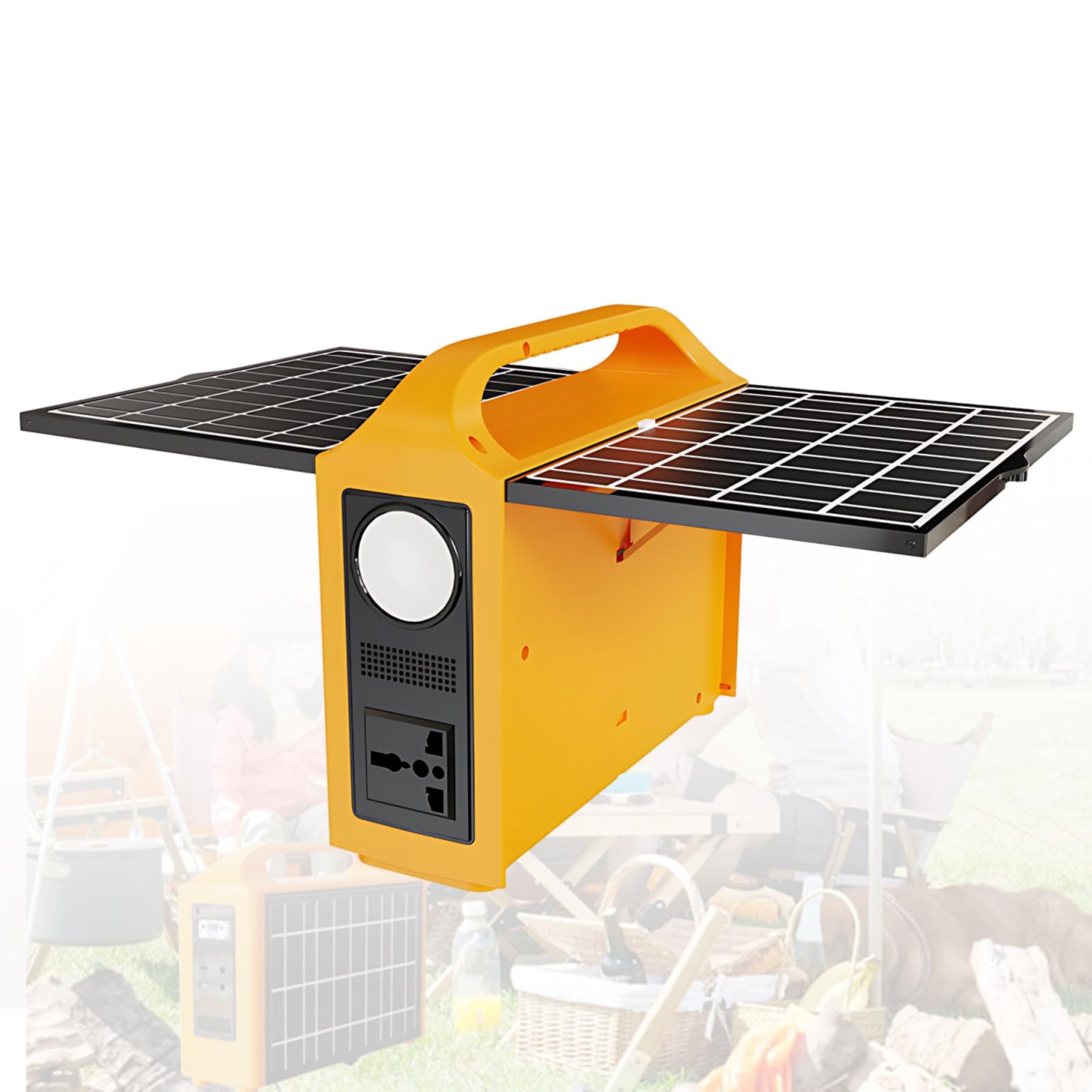 Akumulator Litowo-Jonowy Zapasowy, Generator Słoneczny, Akumulator Lifepo4 76.8 Wh Zapasowy, Ma Wyjście USB Ac Dc Typu C, Na Kemping, Poza Siecią, Przerwy W Dostawie Prądu