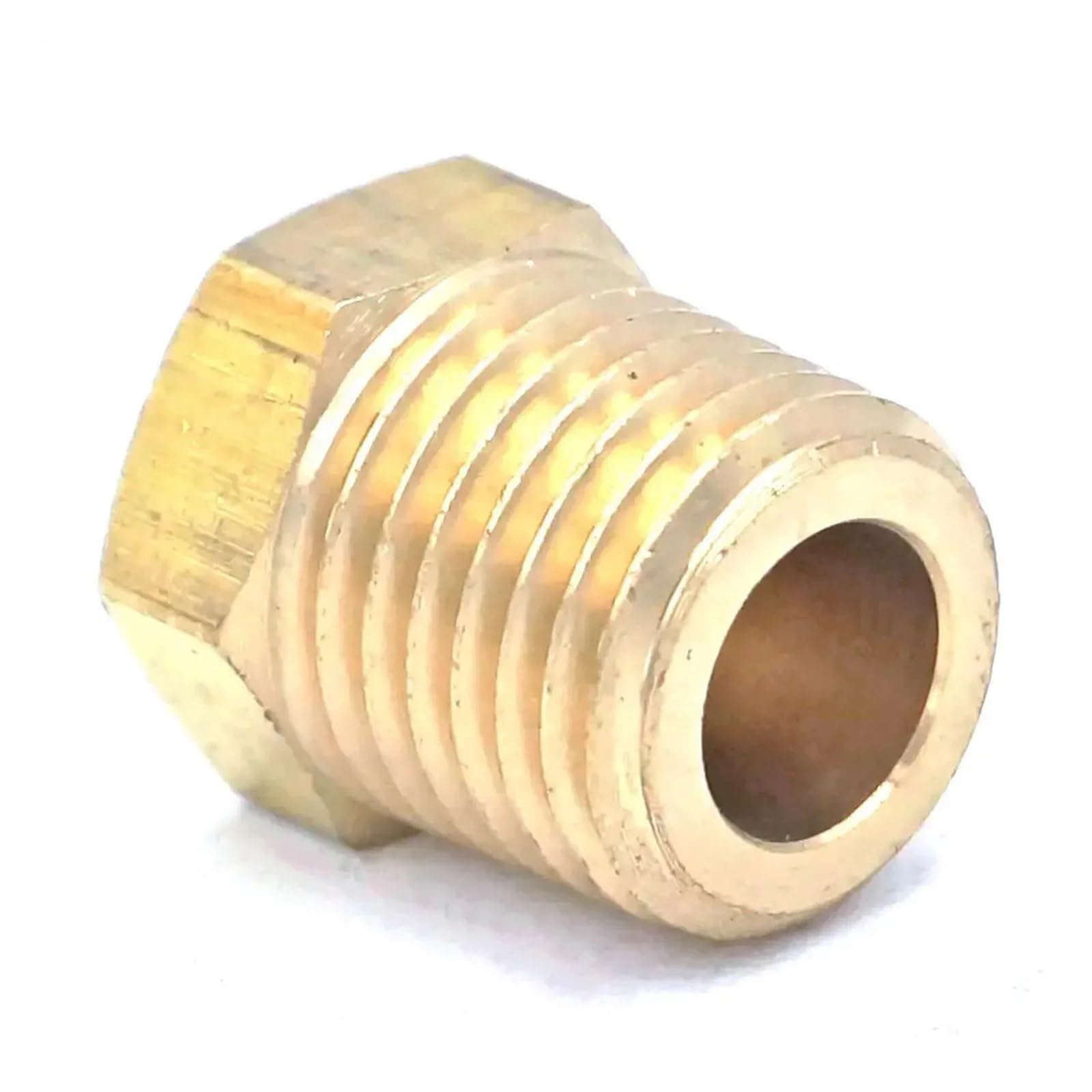 3/4" NPT Male Hex End Brass Pipe Fitting Connector Water Gas Oil Fuel Max Pressure 229 PSI