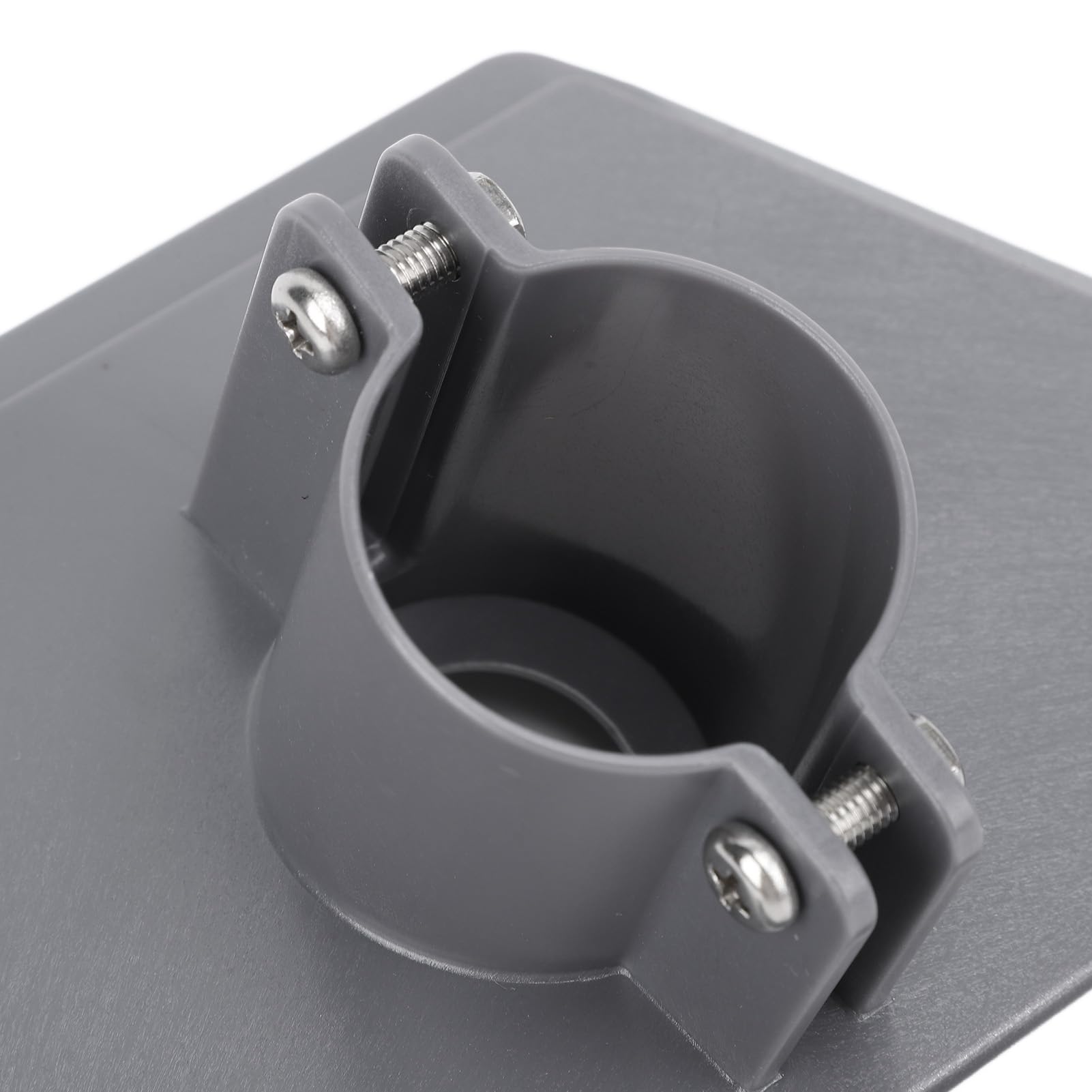 Fockety Adaptateur de Tuyau Gen 3, Support Stable en Plastique de 39 Mm, Kit de Montage de Poteau à étanchéité Réglable pour Antenne Parabolique V3, Kit de Montage D'adaptateur de (Grey)