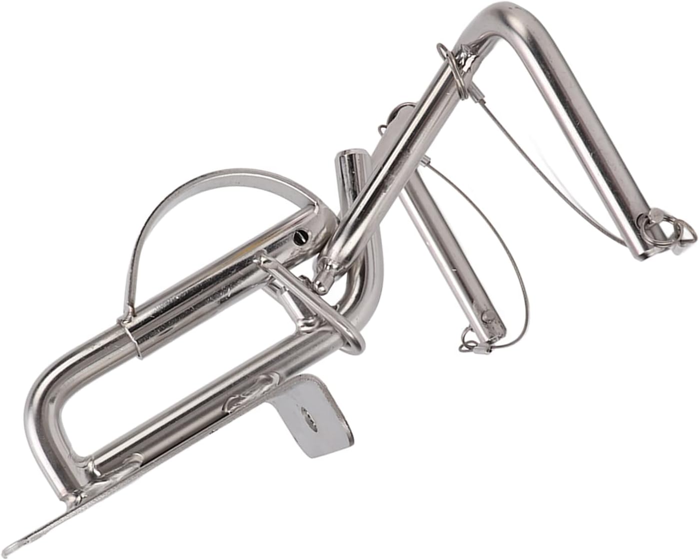 Stainless Steel Anchor Chain Tensioner, Quick Release Snap Davits Set Marine Hardware for Yachts/Inflatable Boats Dinghy Instant Lock System