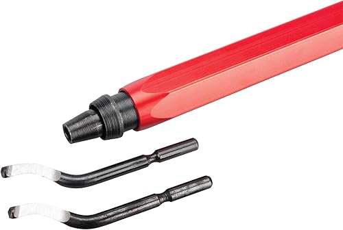 Miniatura 6 de Performance Tool W2960 Escariador y herramienta de desbarbado para metal, PVC y conducto con cabezal giratorio y cambio de cuchilla de liberación