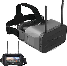 Óculos de proteção EMAX Transporter 2 FPV com tela destacável portátil 5,8 g para drones de corrida Tinyhawk Micro Quads