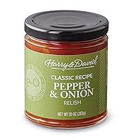 Vista 1 de Harry & David Receta Clásica Sabor a Pimienta y Cebolla (10 Onzas), Aditamento para Perro Caliente, Condimento para Hamburguesa, Esencial