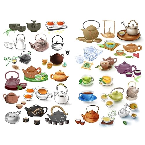 Teapot Tea Art Aesthetic Precut Cute Aesthetic Diary Travel Paper