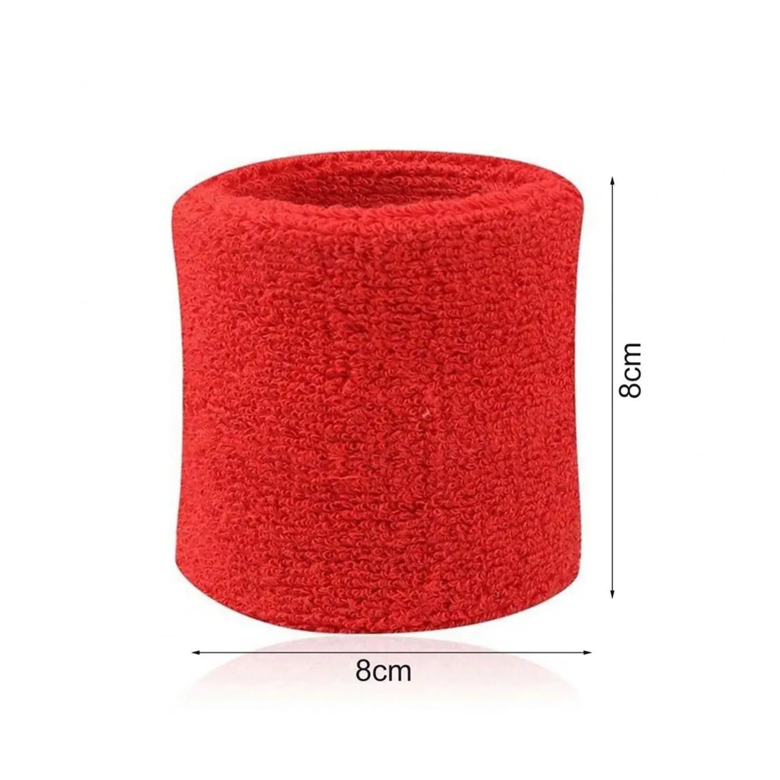 Generico Fascia antisudore da Polso Tennis Sportiva 8x8 cm