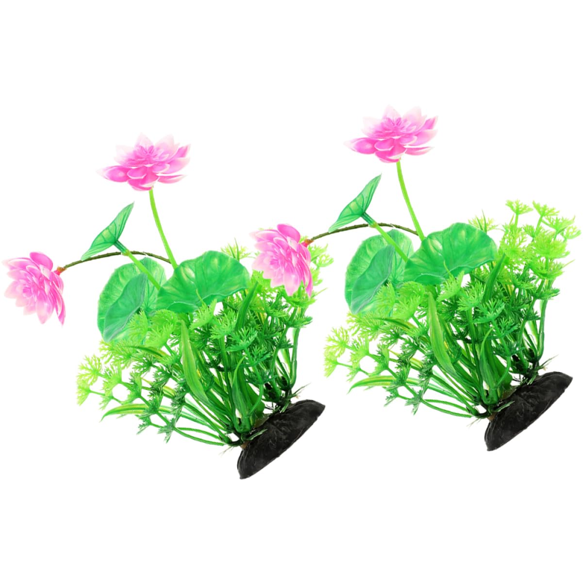 YARNOW 5 Juegos Paisajismo del Acuario Artificial Plants Aqua Plant Plantas Artificiales Falsas Pecera Aire Agua Estanque Planta De Acuario Decoración del Acuario El Plastico 2 Piezas * 5