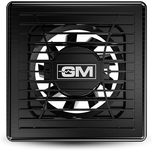 GM Fresh Air Ventilation Fan 100 MM Black