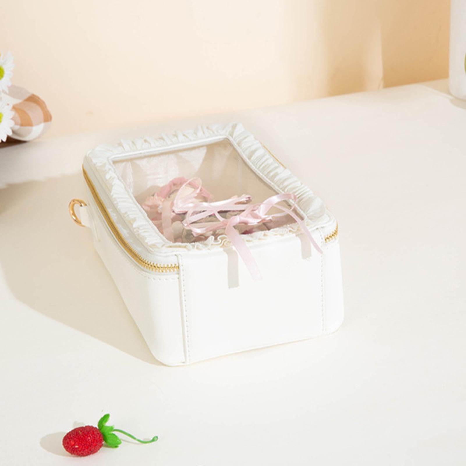 Expositora De Figuras Antipolvo con Asa De Transporte Y Ventana | Bolso Para Muñecas Para Proteger Peluches, Mini Figuras Y Artículos Coleccionables