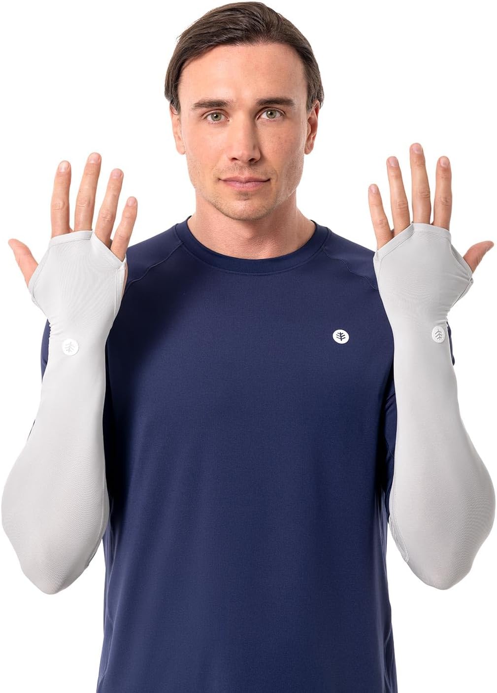 Coolibar Men's Performance Arm Sleeves - UPF 50+ Sun Protection - Backspin