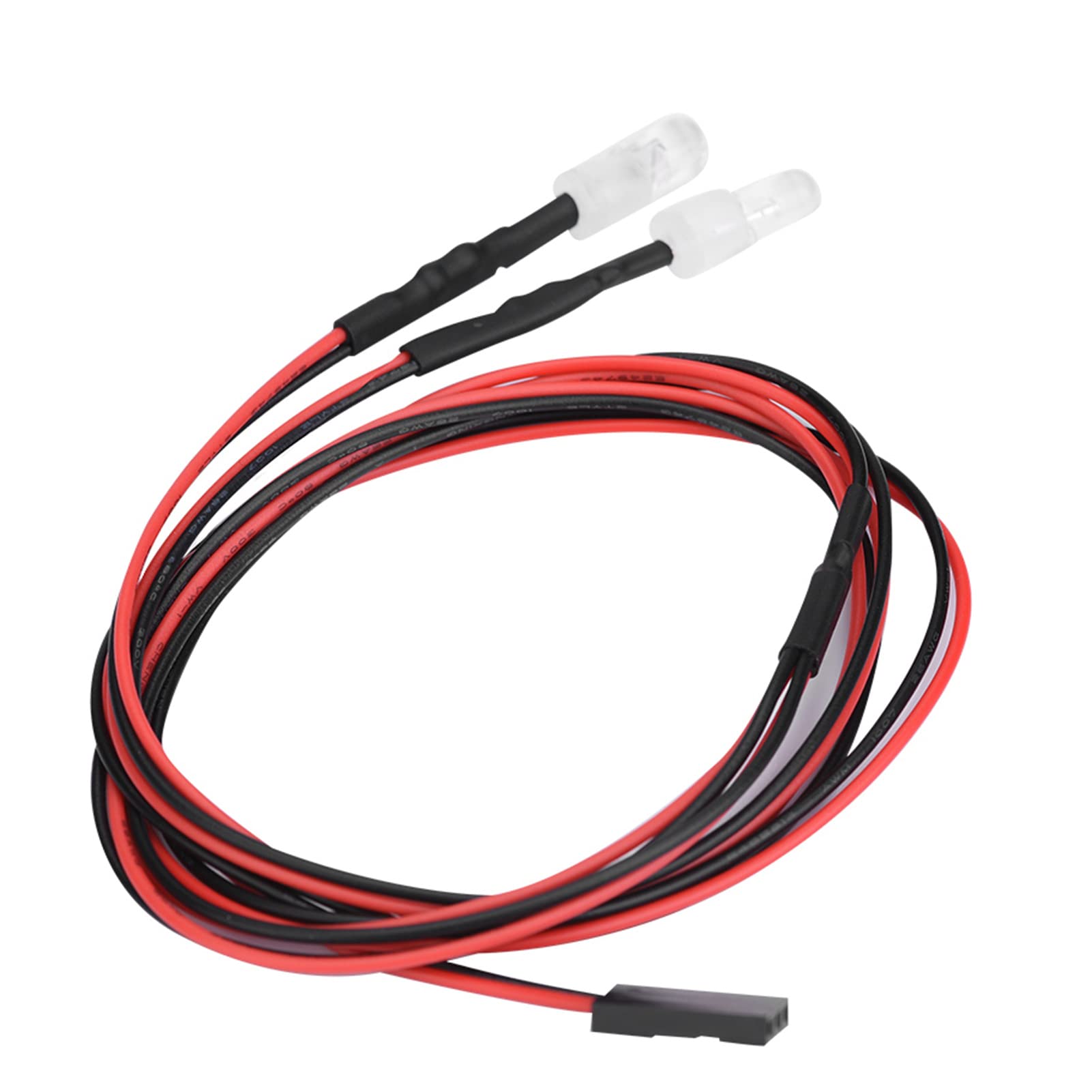 Cryfokt RC Car LED Light Superior Materials Simulation Accessory for Drift Vehicle, 2PCS 5mm Lights (No. 11 light blue light)