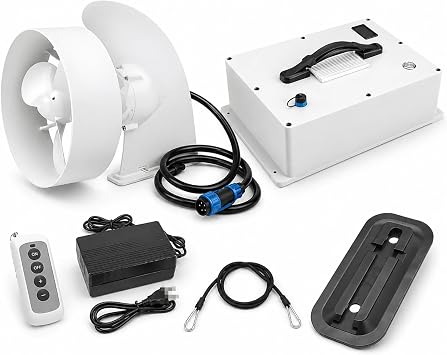 Paddle Board Motor Fin and Electric Kayak Motor Kit, Stand Up Paddle Board Motor Electric Fin Kit, 4-Speed Control, Slide-In Mount for SUP, Surfboard, Canoe, Inflatable Boat W3502.5h10-12km/h630W