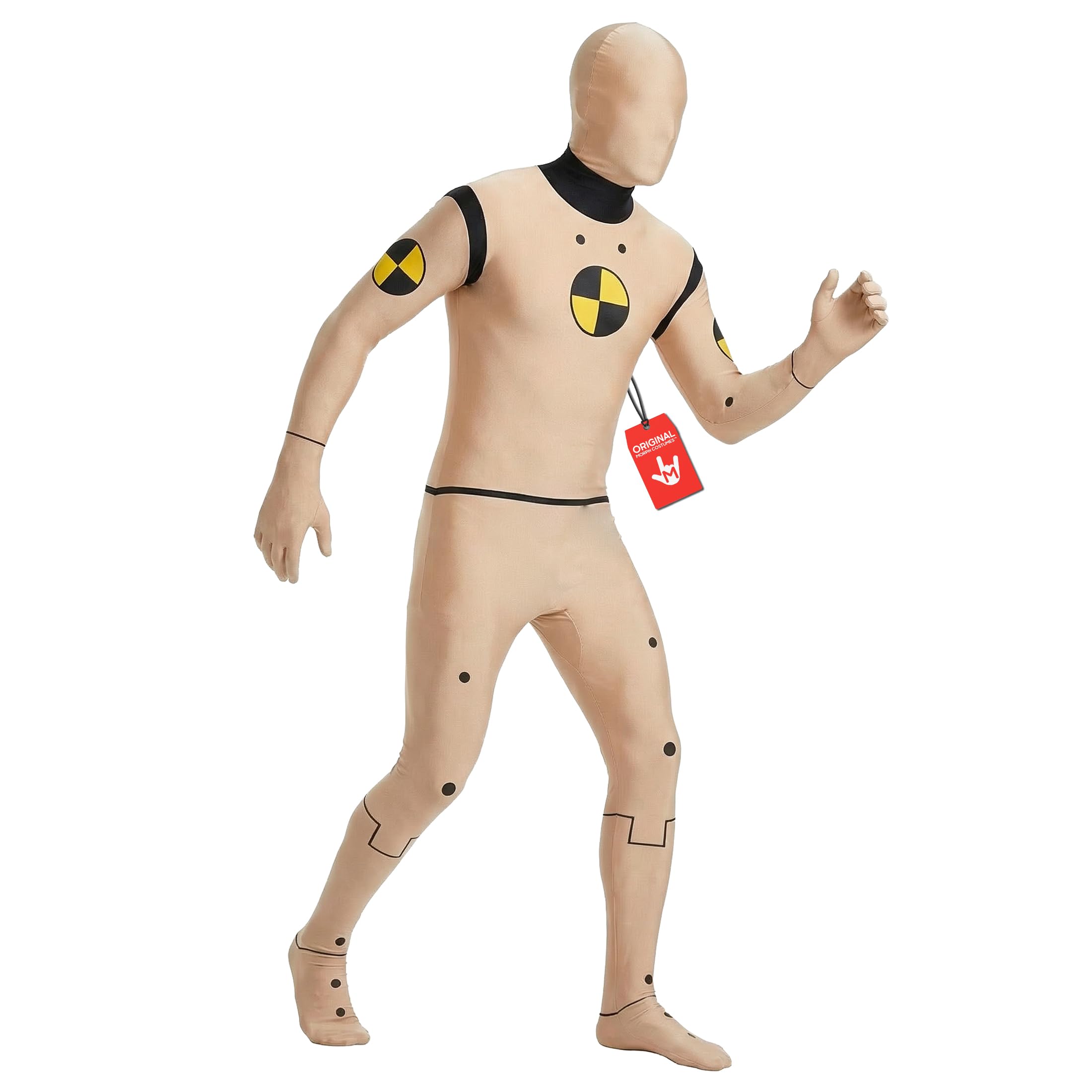 Morphsuits | Combinaison Intégrale Marron avec Cagoule, Look Humoristique, Parfait pour Halloween, Idéal pour le Cosplay