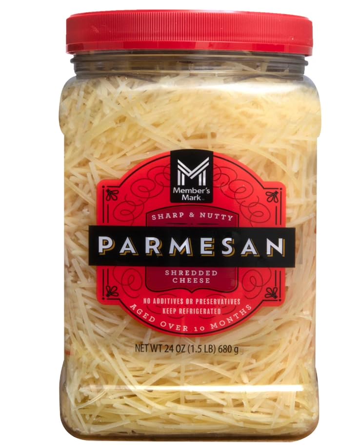 Shredded Parmesan Cheese, it's important to handle it with care to maintain its quality and freshness, 24 oz.