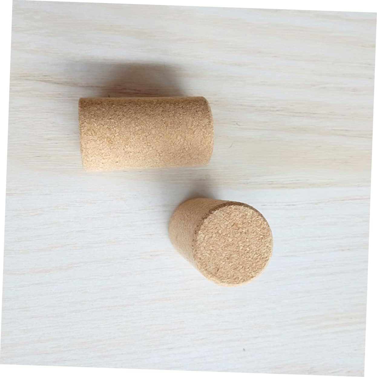 Luxshiny 30pcs Microparticles Wine Corks Eco-friendly Sealing Covers for Wine Bottles Non-tapered Design for Airtight Closure for Gifts and Bars