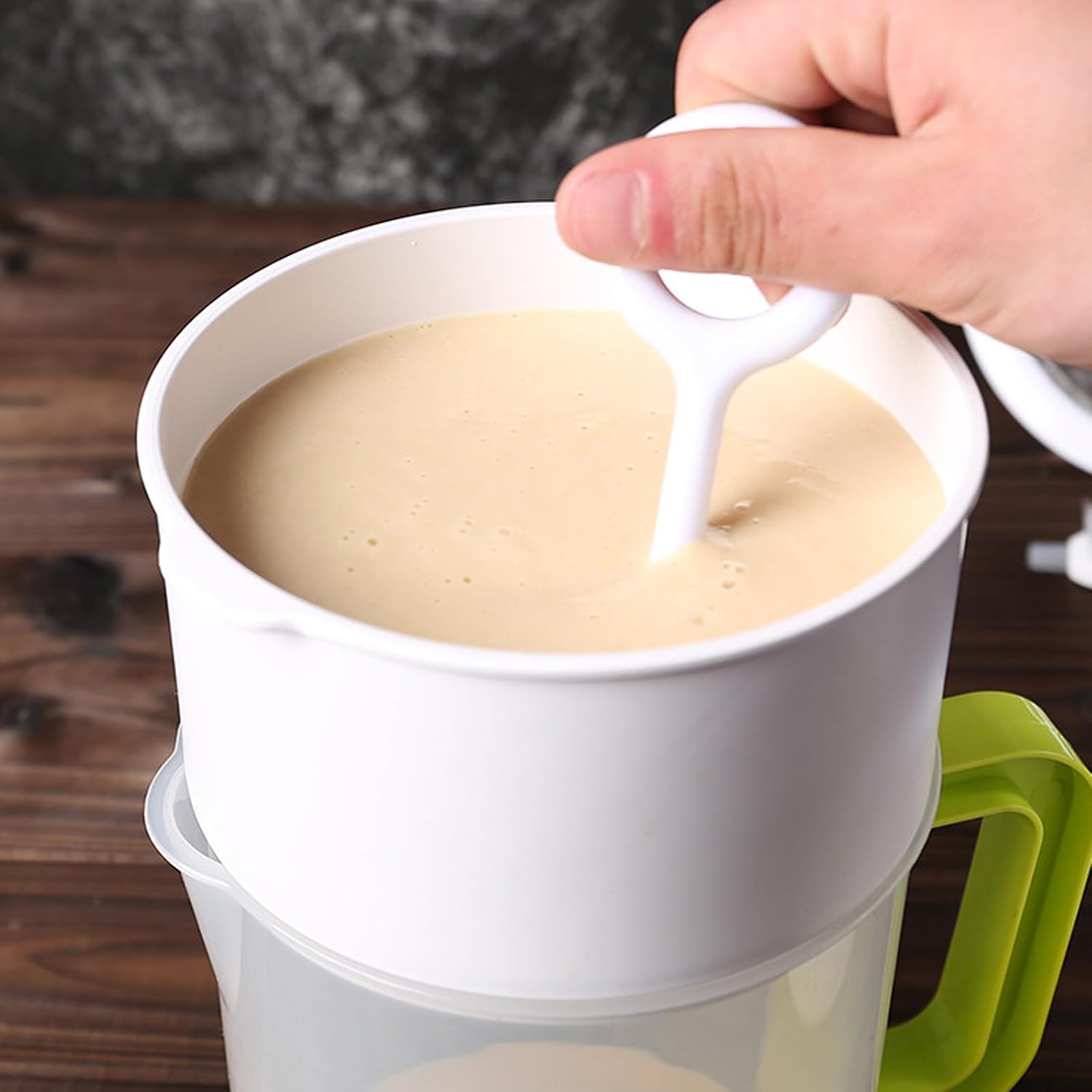 Yogurt Strainer Cup Fine Mesh Strainer Rice Tea Juicing Food Sieve Strainer 1.5l Yogurt Milk Filter Kitchen Food Strainer Tool Reusable