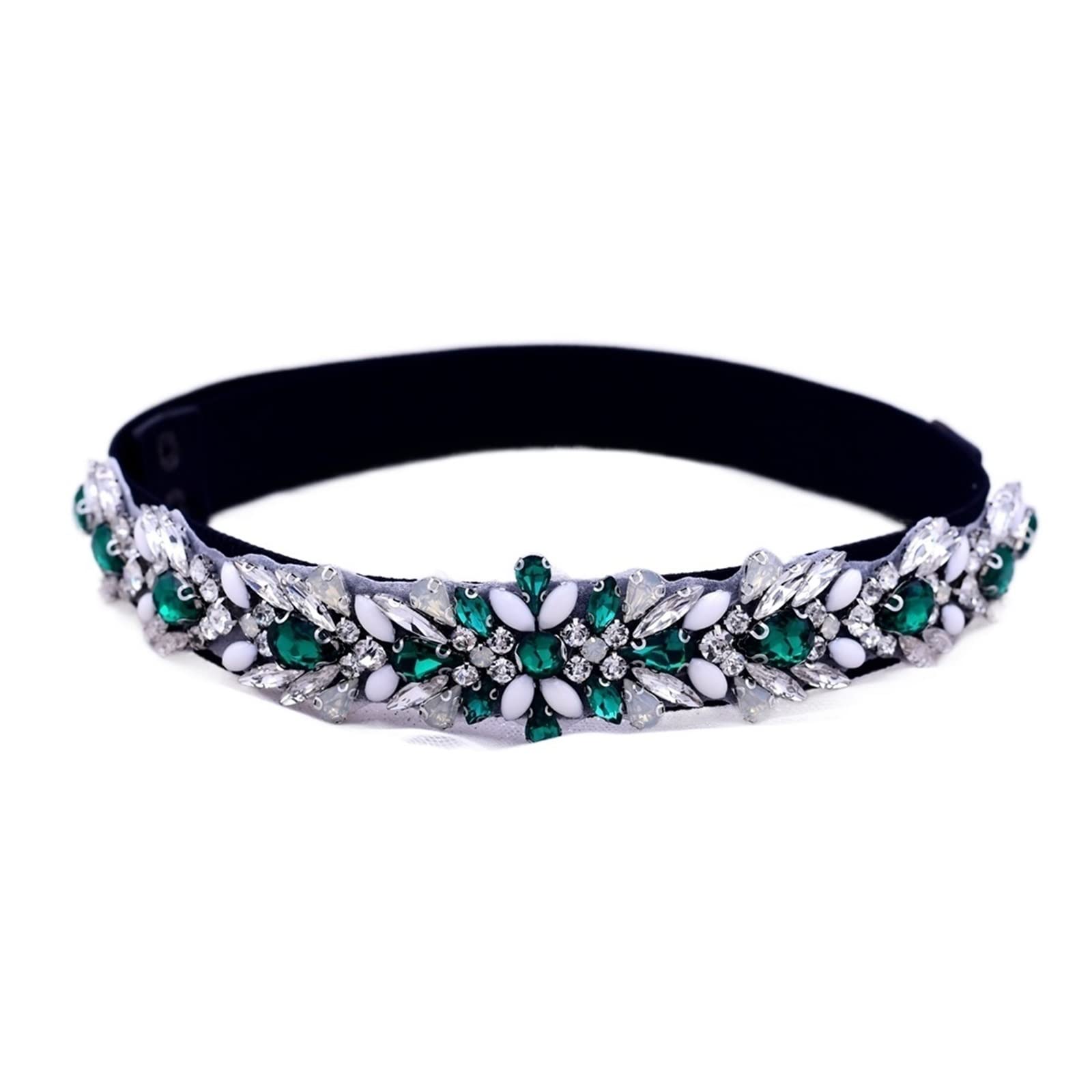 ZZSRJ Strass Ceinture élastique for Femmes Robe Pleine Cristal Femme Ceinture Ceinture Mode Dames Ceinture (Belt Length : 68-100cm, Color : 1)