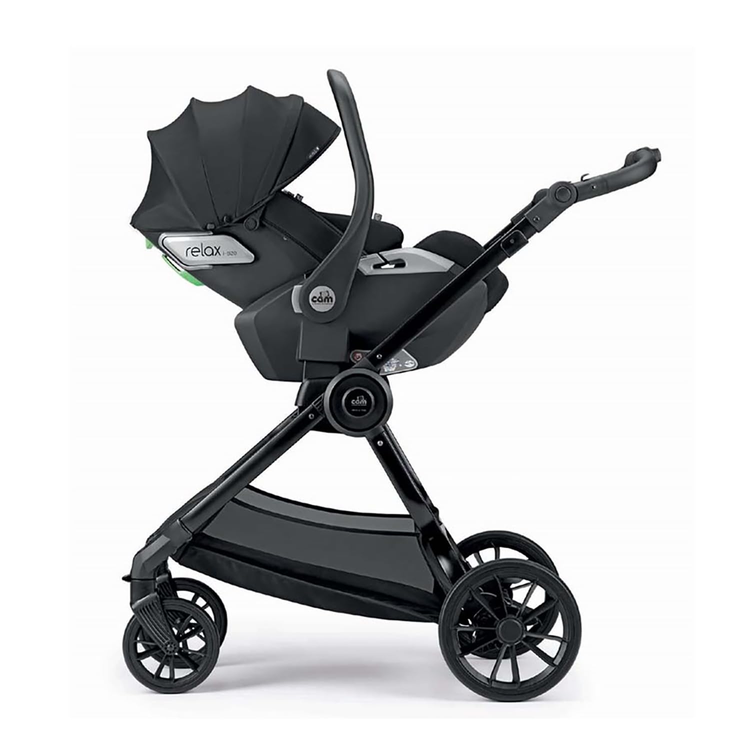 Seggiolino Auto Relax I-Size Nero Fluido 40 a 87 cm Col. 761