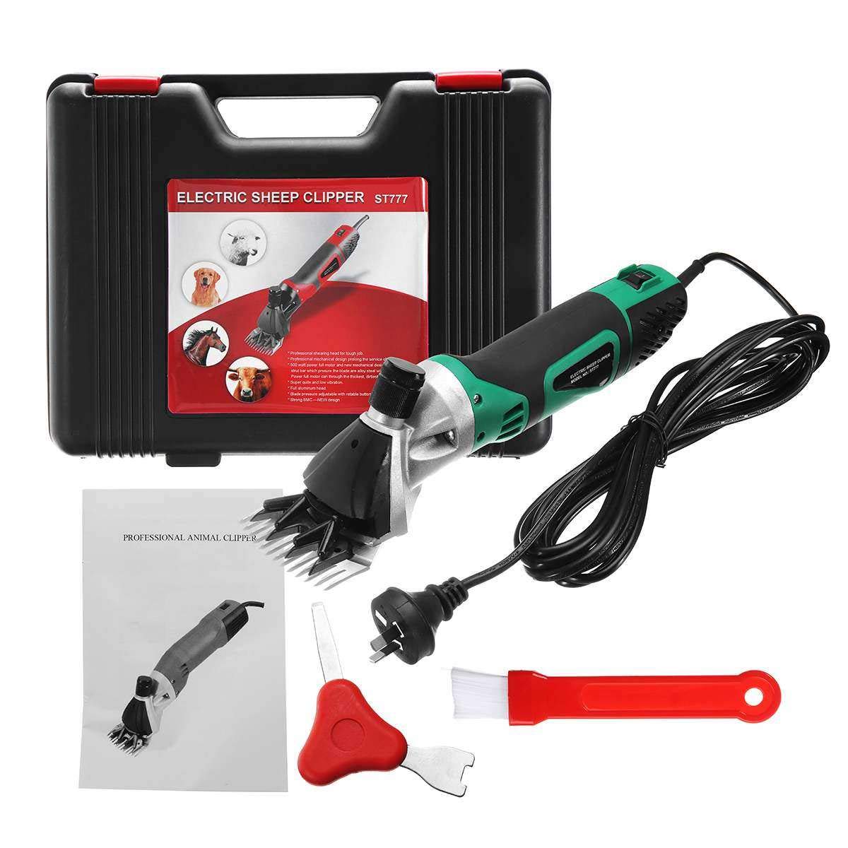500W Esquiladora Eléctrica Profesional ara Oveja,esquiladora Para Ovejas Eficiente con 6 Velocidades, Para Afeitar Lana de Piel en Ovejas, Cabras, Ganado, Ganado de Granja, Mascotas,13straightteeth
