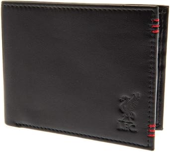 Liverpool FC Unisex Adults Leather Stitched Wallet One Size Black