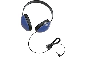 Califone 2800-BL Listening First Stereo Headphones: Enhance Your Auditory Experience in Blue