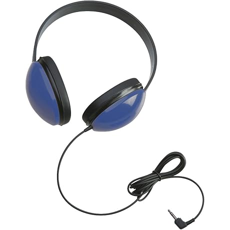 Califone 2800-BL Listening First Stereo Headphones: Enhance Your Auditory Experience in Blue