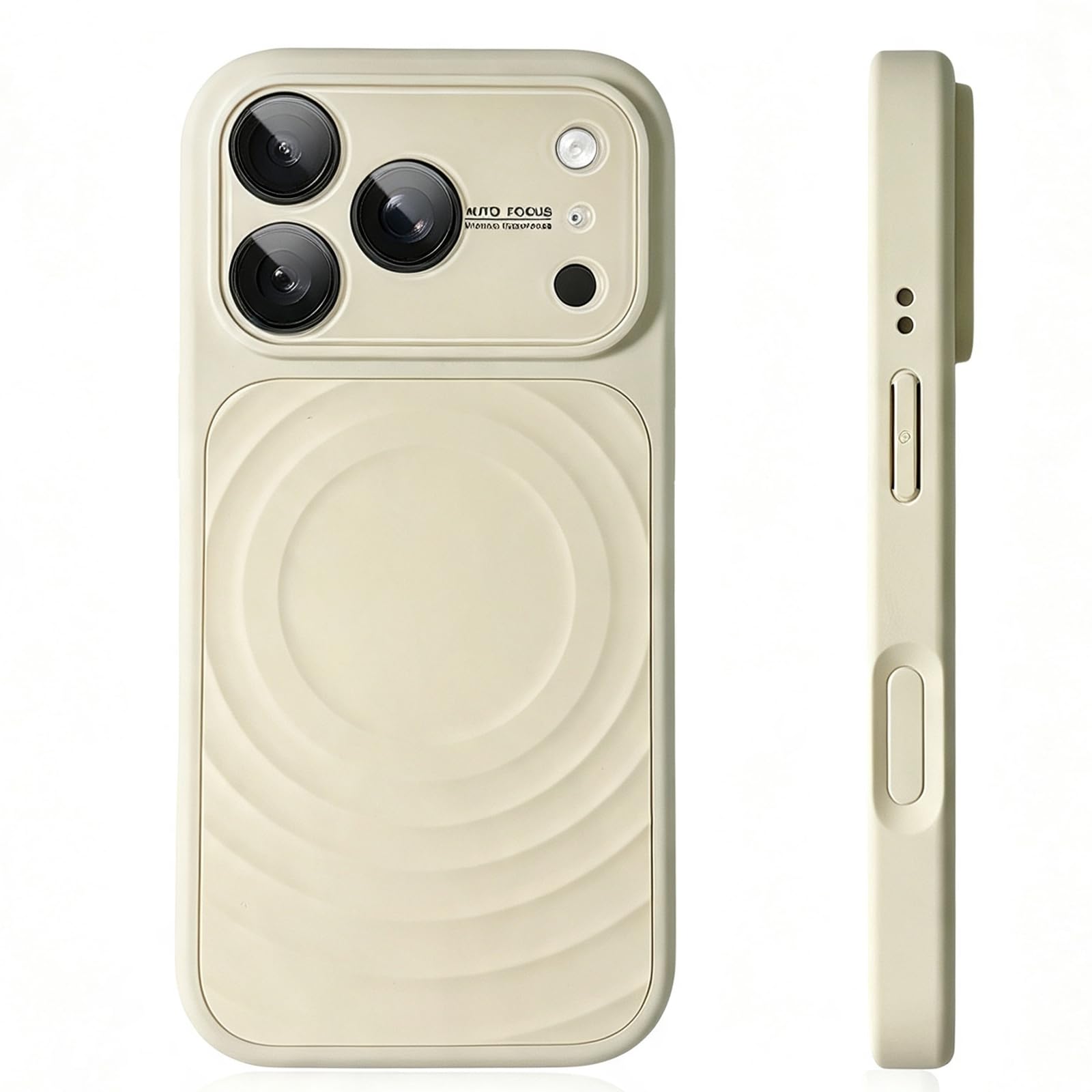 Photo 1 of KEUJWLTG for iPhone 16 Pro Max Case, Creamy Yellow