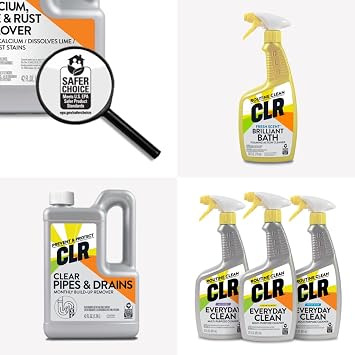 CLR Everyday Clean Tough Multi Purpose Cleaner, Fights Dirt and Grime | Works on a Variety of Household Surfaces | EPA Safer Choice (22 Ounce, Pack of 2)