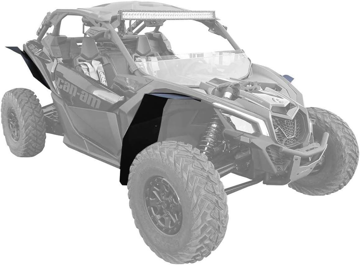 MudBusters Fender Flares for Can-Am Maverick X3 DS (64") – Max Stock Coverage UTV Fender Extensions, Mud Guards & Splash Protection – Designed & Manufactured in The USA