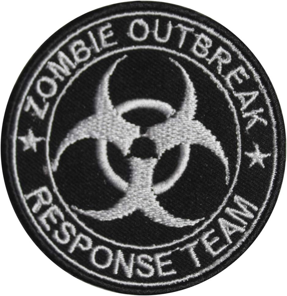 Zombie Outbreak Movie Patch Iron On Patch Sew On Embroidery Badge Cartoon Patch