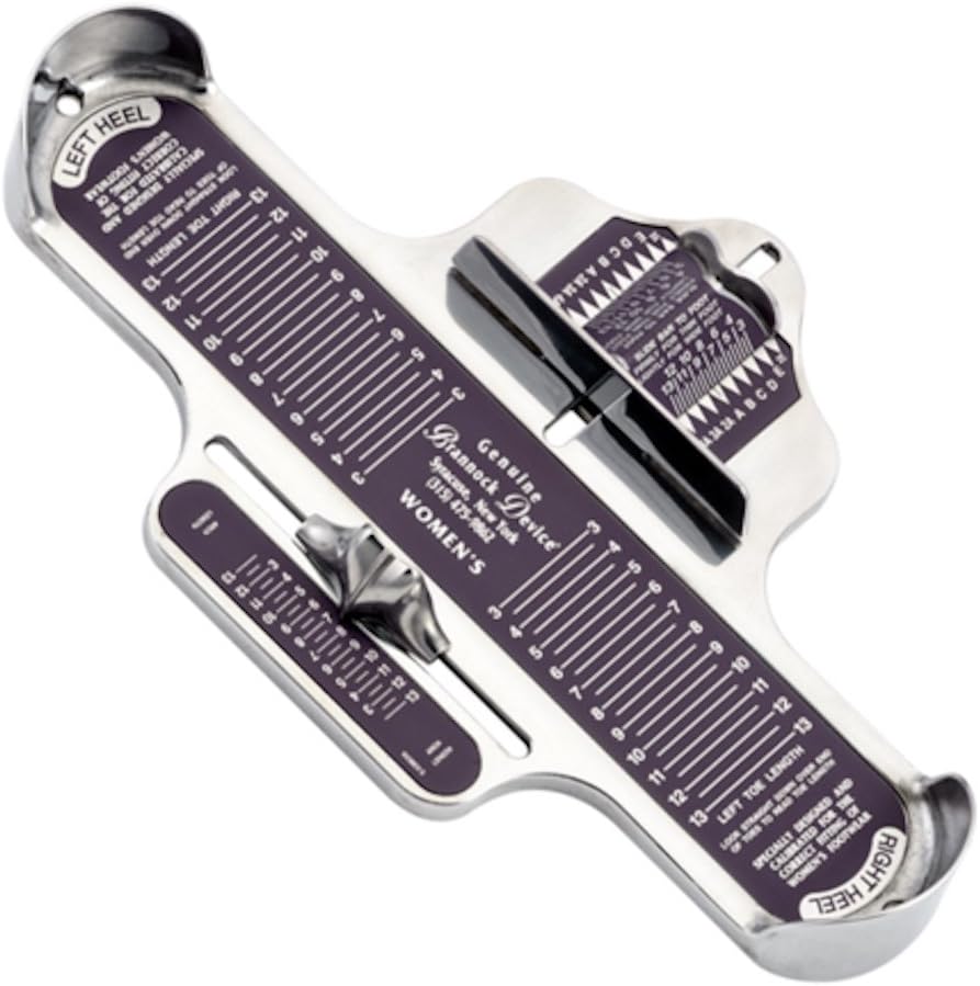 Womens (US) Genuine Brannock brand Device - international standard for foot-measuring/shoe-fitting…
